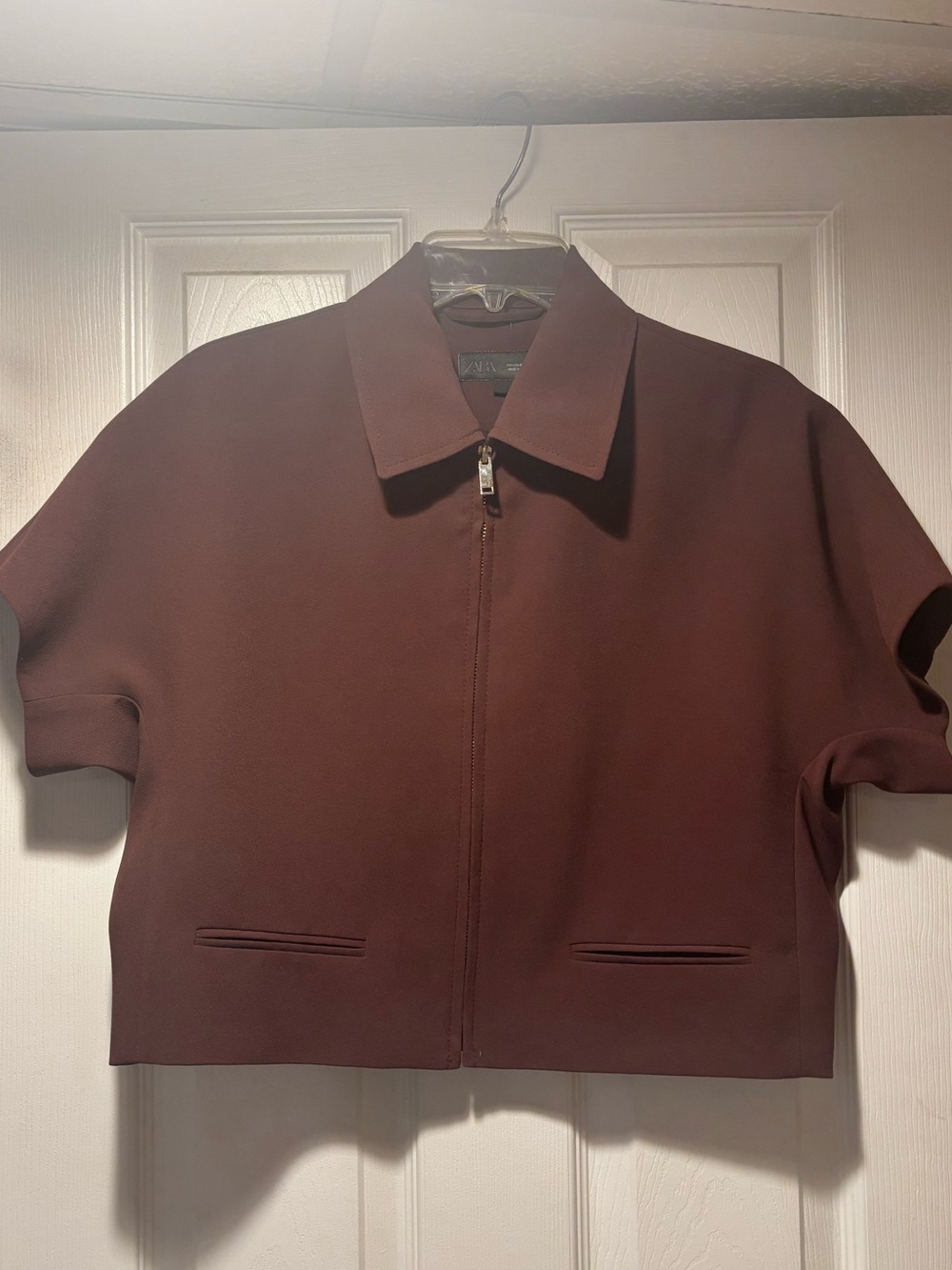 Zara Brown  Cropped Jacket